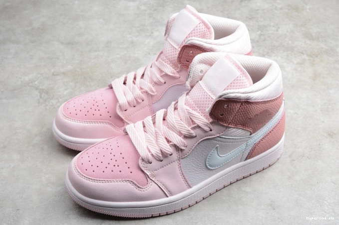 Air Jordan 1 Pink Mid Digital CW5379-600 1027